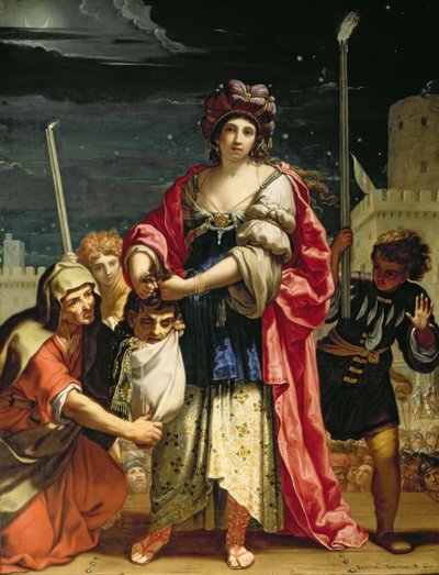 Judita s hlavou Holoferna od Elisabetta Sirani