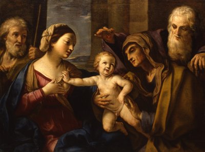 Svatá rodina od Elisabetta Sirani