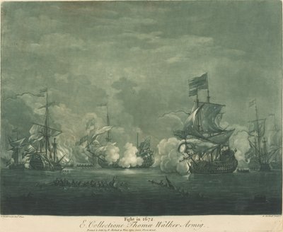 Boj v letech 1672, 1720. od Elisha Kirkall