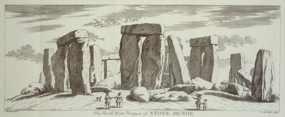 „Severozápadní vyhlídka Stone Henge“, 1725 od Elisha Kirkall