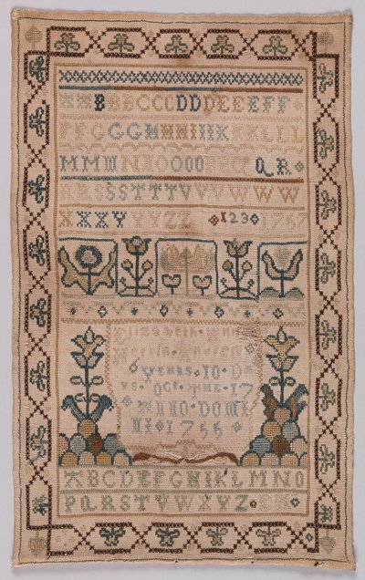 Sampler od Elizabeth Ann Herpin Andrew