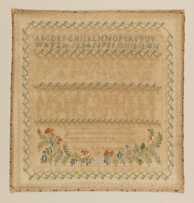 Sampler od Elizabeth Jane Alden