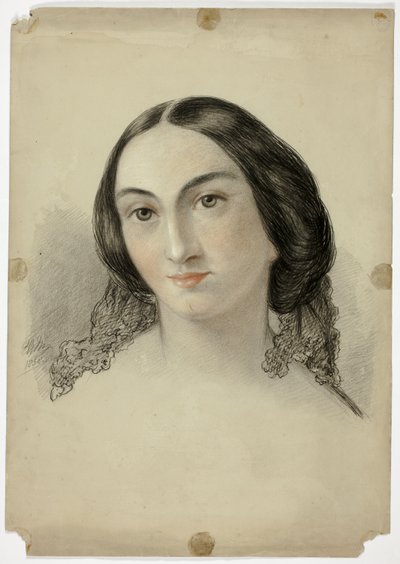 Hlava ženského portrétu od Elizabeth Murray