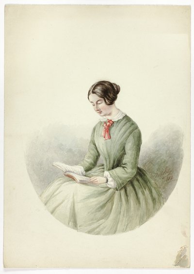 Portrét ženy čtení od Elizabeth Murray