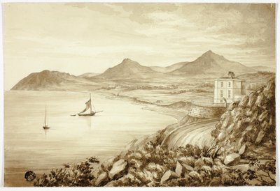 Val of Shanganagh, Dun Laoghaire, s loděmi od Elizabeth Murray
