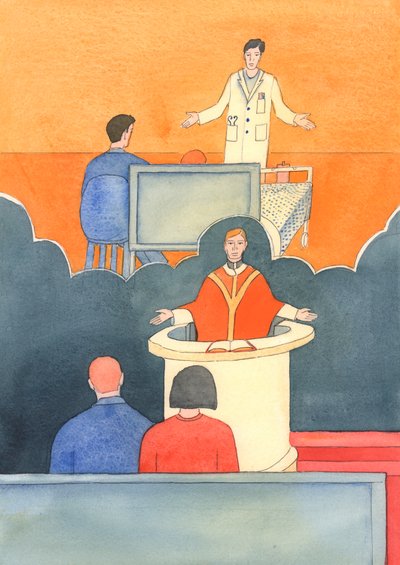 Chirurg, který stanoví vážnou diagnózu, má někdy malou naději na vyléčení, 2003 (bez papíru) od Elizabeth Wang