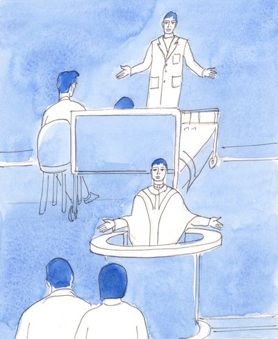 Chirurg, který stanoví vážnou diagnózu, má někdy malou naději na vyléčení, 2003 (bez papíru) od Elizabeth Wang