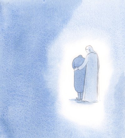 Svým utrpením, řekl Kristus, nesený ve spojení s Ním, to bylo, jako bych zrodil víru druhých., 2000 (bez papíru) od Elizabeth Wang