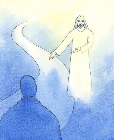 Kristus má cestu, kterou má každý z nás následovat, 2004 (bez papíru) od Elizabeth Wang