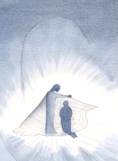 Kristus mi umožnil vidět zlatý plášť, který nyní nosím, díky Jeho štědrosti, 2000 (bez papíru) od Elizabeth Wang