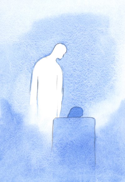 Kristus řekl, že On, Syn Marie, je jako Jeho matka, ve svých něžných gestech a taktním mlčení, 2001 (bez papíru) od Elizabeth Wang