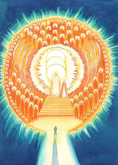 Každý z nás by se měl čas od času zamyslet: „Jsem připraven vstoupit do Glory of Heaven?“, 2004 (bez papíru) od Elizabeth Wang