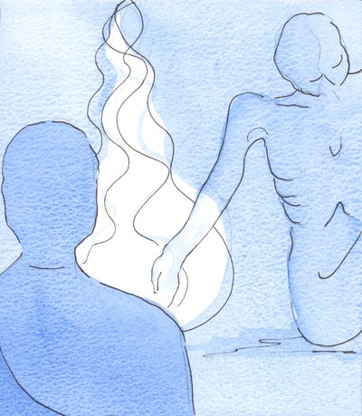 Bůh mi ukázal, jak největší plamen lásky hoří v srdci těch, kteří přinášejí víru a naději mučeným a mučeným lidem - stejně jako fyzickou pomoc a uzdravení, 2003 (bez papíru) od Elizabeth Wang