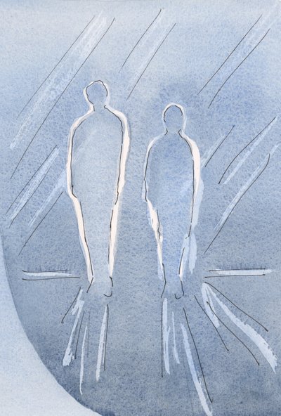 Viděl jsem je nyní očištěné, nyní skutečně svaté ve slávě., 2000 (bez papíru na papíře) od Elizabeth Wang