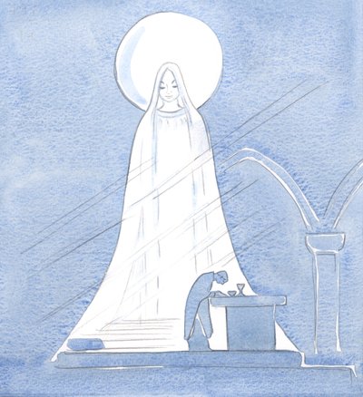 Ježíš je skutečně Mariin Syn; vše, co má ve svém posvátném lidství, pochází od Jeho Svaté Matky, 2000 (bez papíru) od Elizabeth Wang
