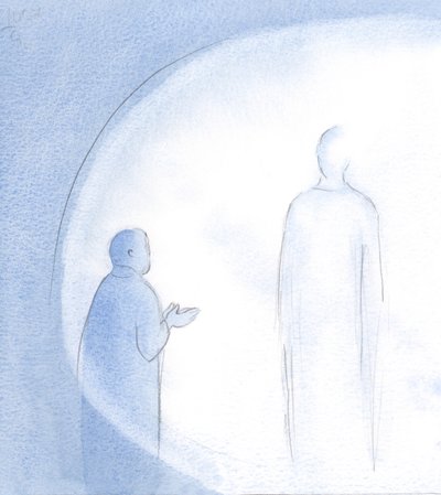 Jednoho dne, když jsem obnovil své předsevzetí, přišel do mé duše v tichém a vážném ujištění., 2001 (bez papíru) od Elizabeth Wang