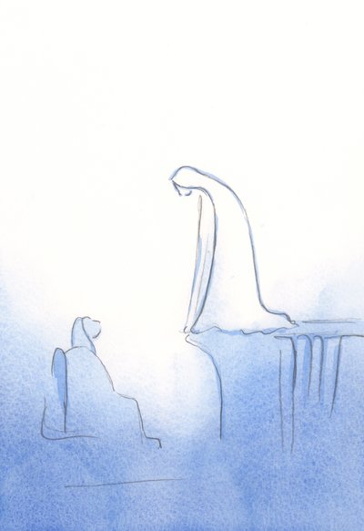 Když žádám naši Paní o pomoc, slyší mě, 2002 (bez papíru) od Elizabeth Wang
