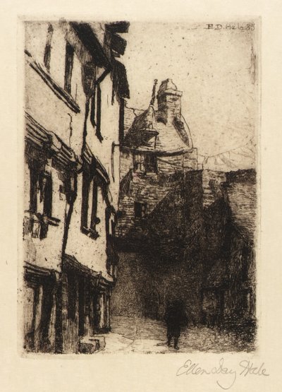 Ulice, Mont St Michel od Ellen Day Hale