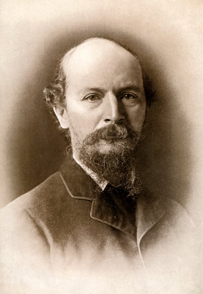 Algernon Charles Swinburne, anglický básník viktoriánské éry, 1909. od Elliott and Fry