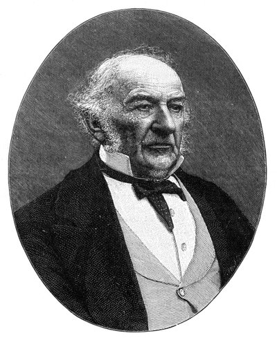 William Ewart Gladstone, britský státník a předseda vlády Liberální strany, c1890. od Elliott and Fry