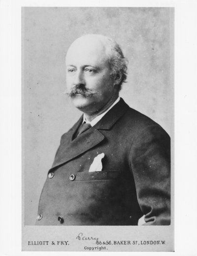 Portrét sira Huberta Parryho (1848-1918) od Elliott und Fry Studio