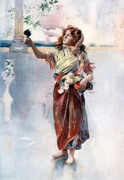 Ellaline Terriss v Bluebell in Fairyland, c1902. od Ellis and Walery