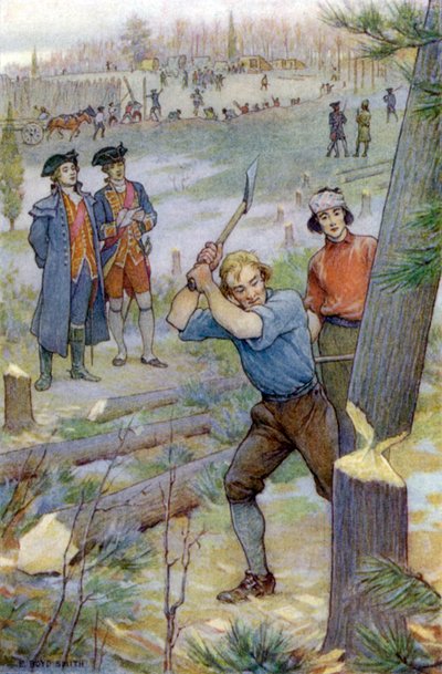 Naše sekery... byly okamžitě uvedeny do práce, aby pokácely stromy od Elmer Boyd Smith