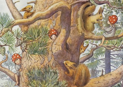 Elsa Beskow: Děti skřítků, 1937: Strom od Elsa Beskow