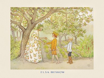 Lasse Liten v zahradě od Elsa Beskow