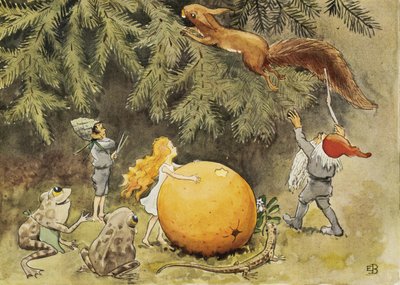 Sluneční vejce (1932) Veverka od Elsa Beskow
