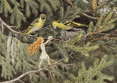 Sluneční vejce (1932) Ptáci od Elsa Beskow