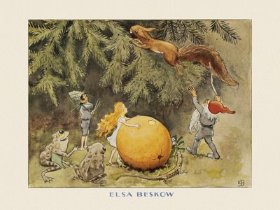 Sluneční vejce  Veverka od Elsa Beskow