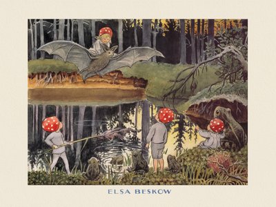 Děti z Tomtebo – Netopýr Boarder od Elsa Beskow