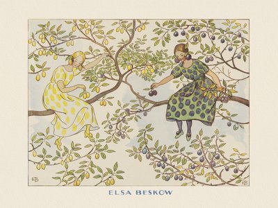 Děti ze Santa Clausu  – Slečny Plommon Boarder od Elsa Beskow