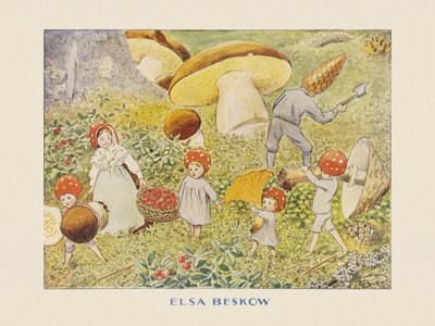 Děti z Tomtebo – Mushroom Kids od Elsa Beskow