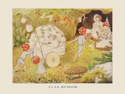 Dětské pyžama Mushroom Kids Cotton od Elsa Beskow