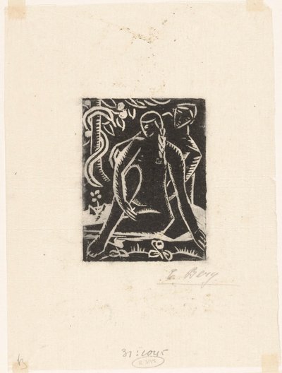 Adam a Eva od Else Berg (signed by artist)