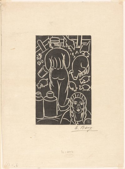 Farmář a manželka farmáře od Else Berg (signed by artist)