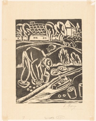 Zemědělství od Else Berg (signed by artist)