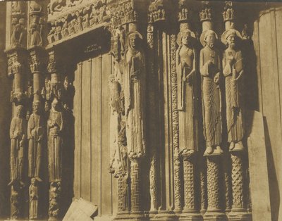 Katedrála v Chartres, 1850-52. od Em. Pec