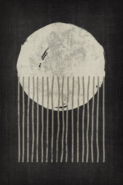 Monochromatický abstraktní měsíc od Ema Paraschiv