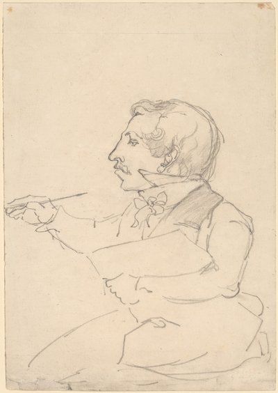 Kreslení Eastmana Johnsona od Emanuel Gottlieb Leutze