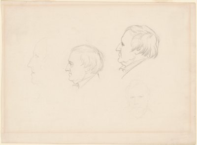 Studie mužů od Emanuel Gottlieb Leutze