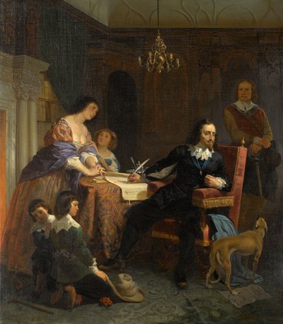 The Attainer of Strafford od Emanuel Gottlieb Leutze