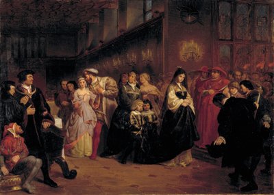 Námluvy Anny Boleynové, 1846. od Emanuel Gottlieb Leutze