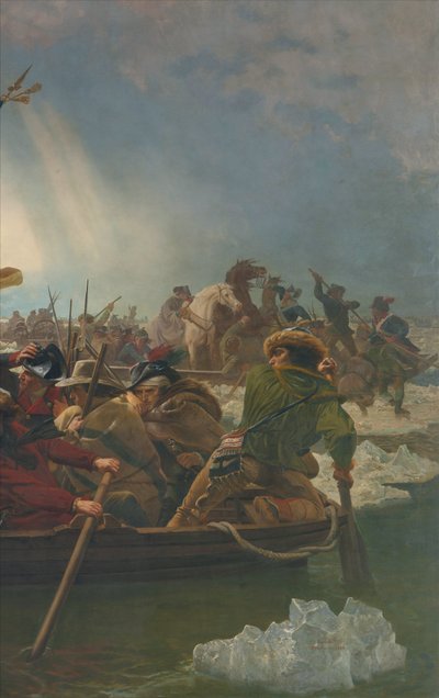 Washington Crossing the Delaware River, 25. prosince 1776 od Emanuel Gottlieb Leutze