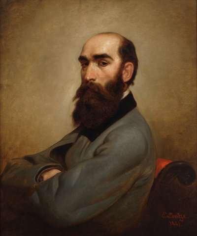 Worthington Whittredge, 1861 od Emanuel Gottlieb Leutze