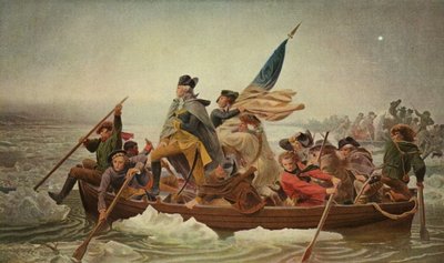 Washington Crossing the Delaware - od Emanuel Gottlieb after Leutze