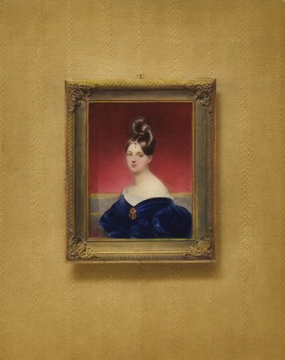 Portrét princezny Louise Amelie Bádenské od Emanuel Thomas Peter