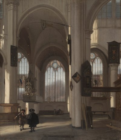 Interiér kostela od Emanuel de Witte